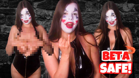 Beta Safe JOI: Mean Clown Bitch Makes Fun of Your Tiny Dick