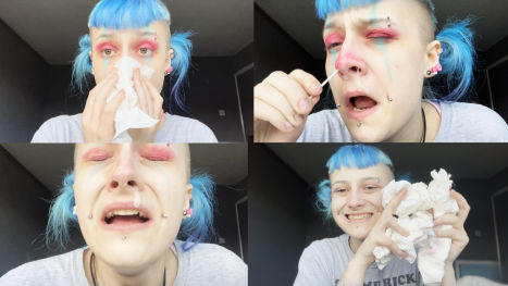 Clown Intense Q-tip Sneezing Snot Fest