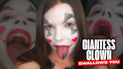 Giantess Clown Eats You: Sensual Vore POV 
