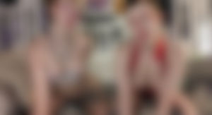 Double Trouble: Two Alt Clowns in Lingerie 