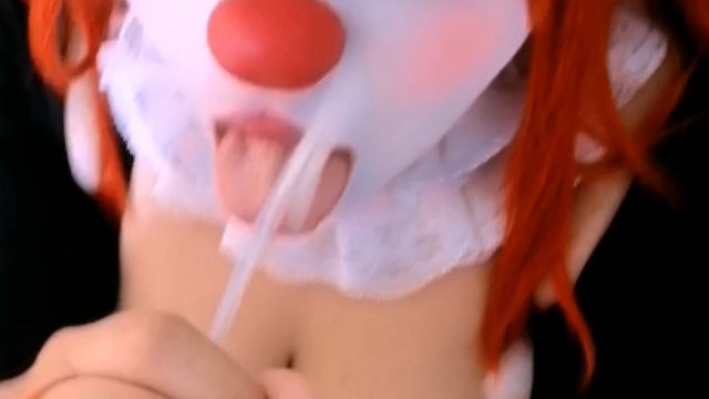 Clown Cumshot Blowjob Quickie POV
