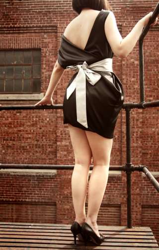 Sexy Legs on the Fire Escape