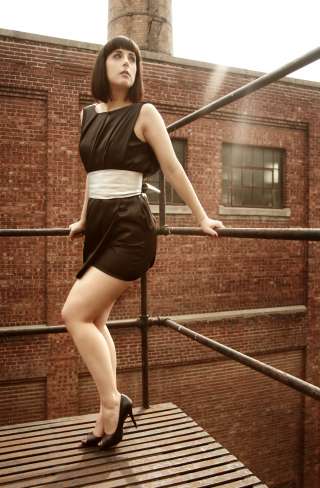 Sexy Legs on the Fire Escape