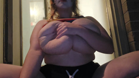 Smoking Clown Goddess with Giant Tits