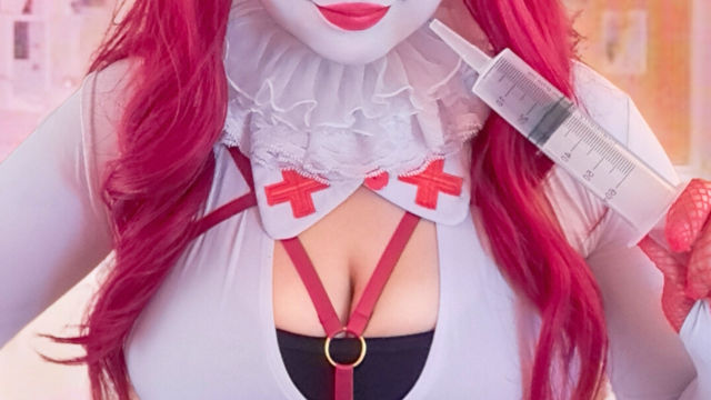 Clown Nurse POV: Boobee Takes Your Milk Sample