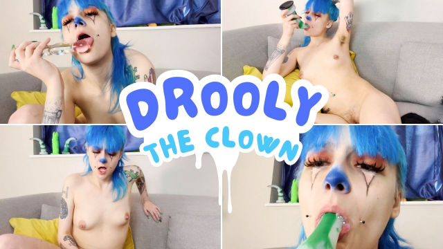 Drooly the Clown - Drool, Spit Bubbles and Tears!