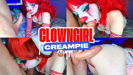 Clowngirl's First Creampie