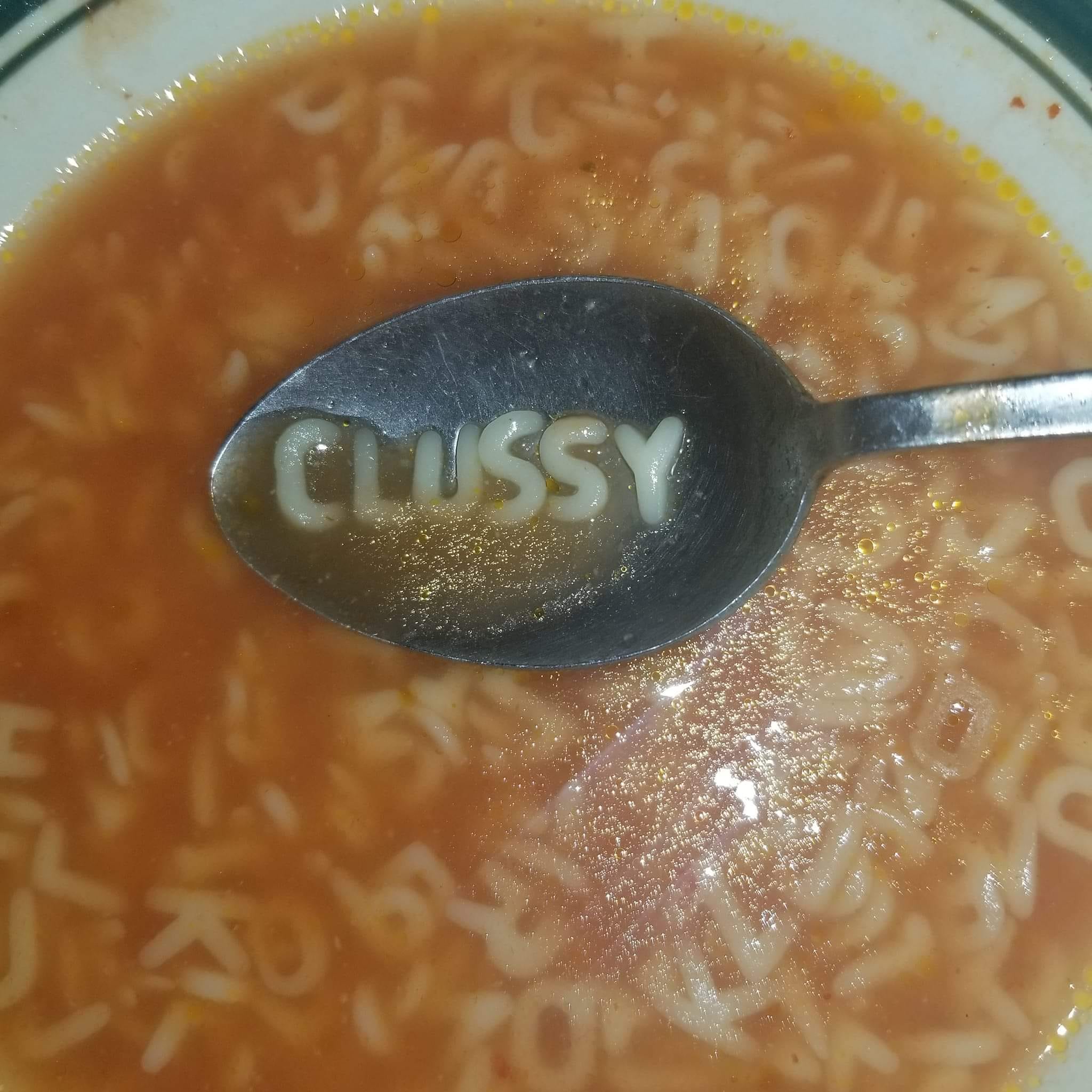 Clussy alphabet soup