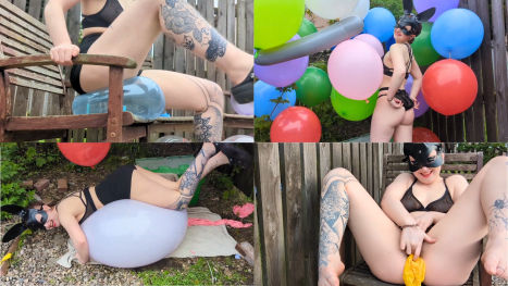 Huge Outdoor Multi-Pop Balloon Marathon