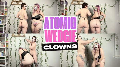 Wedgie War! Double Clown Atomic Wedgies and Panty Tearing