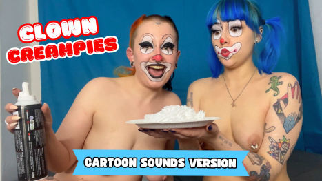 Clowns Cream Pie Each Other: Cartoon Sound Effects Version