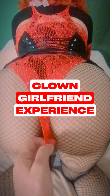 Clown Girlfriend Experience - POV Doggystyle Riding